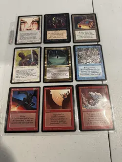 Magic The Gathering 100+ Cards 1994-1998 Nalanthi, Book Cards, The Dark, Revised - Image 2