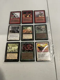Magic The Gathering 100+ Cards 1994-1998 Nalanthi, Book Cards, The Dark, Revised - Image 3