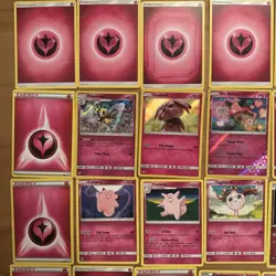 32x Pokemon Card Fairy Type Bundle (Some Reverse Holo + Holo) -Discontinued Rare - Image 2