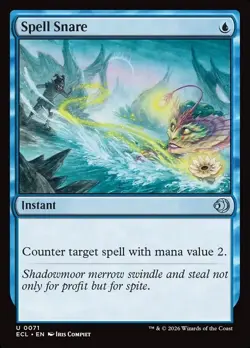 Spell Snare NM Lorwyn Eclipsed MTG Magic The Gathering Blue English Card - Image 1