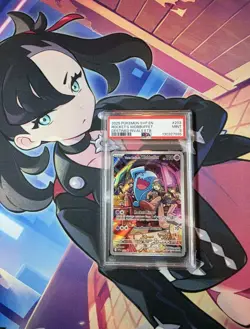 Team Rocket's Wobbuffet 203 Sv: Scarlet & Violet Promo Cards Holo PSA 9 - Image 1