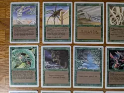 Lot of 20 Magic the Gathering MTG Green Cards Revised 3rd Edition - LP, No Dupes - Image 2