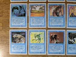 Lot of 20 Magic the Gathering MTG Blue Cards Revised 3rd Edition - LP, No Dupes - Image 3