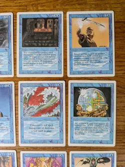 Lot of 20 Magic the Gathering MTG Blue Cards Revised 3rd Edition - LP, No Dupes - Image 4