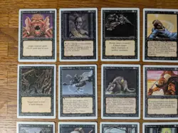 Lot of 20 Magic the Gathering MTG Black Cards Revised 3rd Edition - LP, No Dupes - Image 2