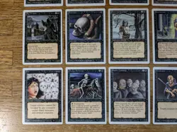 Lot of 20 Magic the Gathering MTG Black Cards Revised 3rd Edition - LP, No Dupes - Image 3