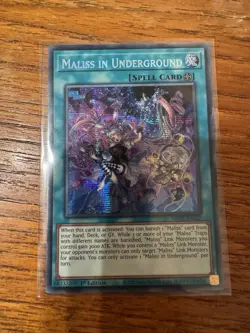 Maliss in Underground - MP25-EN127 - Prismatic Secret Rare YuGiOh - Image 1