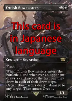 MTG ORCISH BOWMASTERS 433 FOIL EXC - ORCHI MAESTRI ARCIERI - LTR X JP - MAGIC - Image 1
