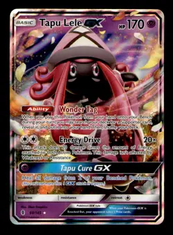 Tapu Lele GX 60/145 Holo Ultra Rare Guardians Rising Pokemon Near Mint - Image 1