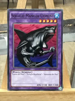 Yugioh *Man-Eating Shark X1 Common Italian Unlimited* (LP) AP06-IT021 - Image 1