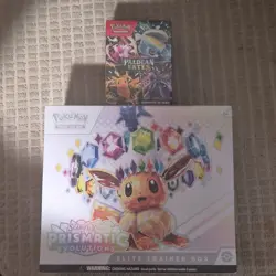 Pokemon Prismatic Evolutions Elite Trainer Box with Paldean Fates Booster Bundle - Image 1