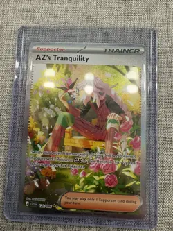 POKEMON AZ's TRANQUILITY 120/086 SPECIAL ILLUSTRATION RARE CHAOS RISING - Image 1