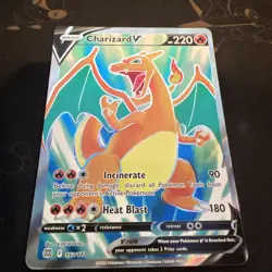Pokemon TCG Charizard V Brilliant Stars 153/172 Holo Ultra Rare - Image 1