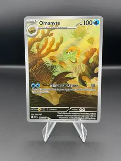 Omanyte 180/165 - Scarlet & Violet 151 - Illustration Rare - NM - Pokemon TCG - Image 1
