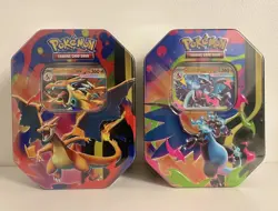 Pokemon TCG Mega Charizard X & Y Ex Tin Brand New & Sealed - Image 1