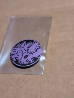 Pokemon Purple Nidoran M Mini Coin From 151 Chinese - Image 1