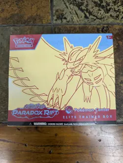 Pokemon Center Paradox Rift Elite Trainer Box Roaring Moon ETB Exclusive, Sealed - Image 1