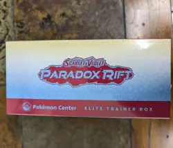 Pokemon Center Paradox Rift Elite Trainer Box Roaring Moon ETB Exclusive, Sealed - Image 4