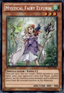 Mystical Fairy Elfuria - Secret Rare 1st Edition CBLZ-EN085 - NM - YuGiOh - Image 1
