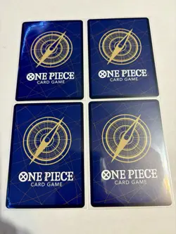 One Piece Winner Lot of 4 Cards NM Monkey.D.Luffy, Portgas.D.Ace, Nami, Sabo - Image 2