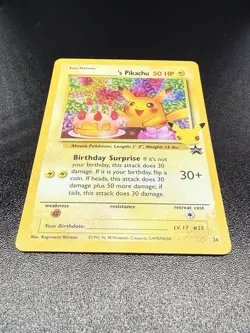 Pokemon Pikachu TCG Birthday Celebrations Classic Collection Holo Card 24/53 - Image 2