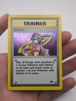 Sabrina Trainer Card Holo Rare Gym Challenge 20/132 - Image 1