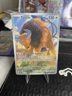 Tauros 096/086 Me: Chaos Rising Holo Full Art IR Pokemon Card - NM - Image 1