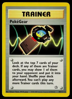 Pokemon Card - PokeGear Neo Genesis 88/111 Rare Non Holo - Image 1