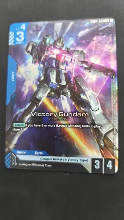 GUNDAM TCG CARD GAME VICTORY GUNDAM GD04-003 LR FOIL ENG PHANTOM ARIA - Image 1