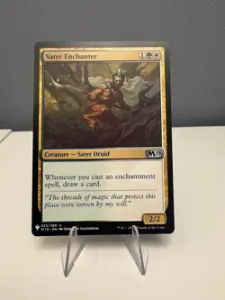 MTG - Satyr Enchanter - Core Set 2019 Uncommon English NM - Image 1