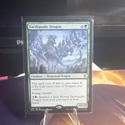 Earthquake Dragon 228 Commander Legends Baldur's Gate Rare Creature Green 10/10… - Image 1