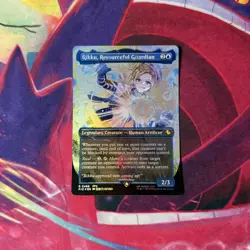 Rikku Resourceful Guardian R 0468 CHOCOBO TRACK FOIL Alt Art Final Fantasy MTG - Image 1