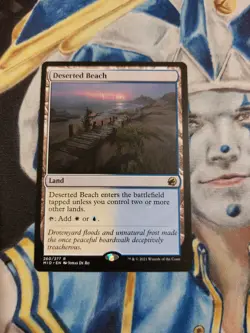 Deserted Beach MTG Innistrad: Midnight Hunt Rare Near-Mint to Mint x1 - Image 2