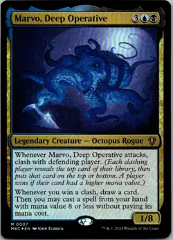 Marvo, Deep Operative Foil M Commander: Murders at Karlov Manor 7 NM - Image 1