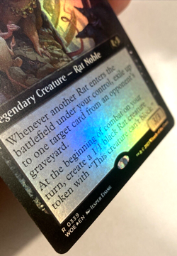 MTG Lord Skitter, Sewer King EXTENDED ART FOIL Wilds of Eldraine 0339 NM - Image 2