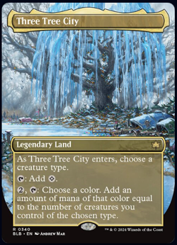 Three Tree City [BLB] #337 Foil NM MTG - Image 1