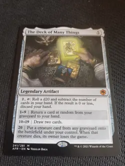 The Deck of Many Things M Adventures in the Forgotten Realms 241 MTG - Image 1
