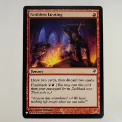 Faithless Looting - 59/80 - Duel Decks: Sorin vs. Tibalt - Magic: The Gathering - Image 1