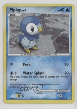 Piplup (Holo) Pokemon Diamond & Pearl Base Set #93 2007 - Image 1