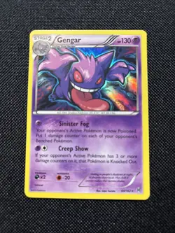 Pokemon Gengar Holo Rare TCG Card 60/162 XY Breakthrough - Image 1