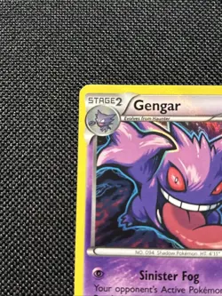 Pokemon Gengar Holo Rare TCG Card 60/162 XY Breakthrough - Image 5
