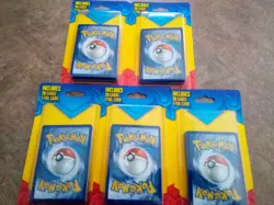5 PACK LOT Mystery Pokemon Cards RARE Sets with 1 Foil Card Factory Sealed NEW! 728192477089 - Image 1