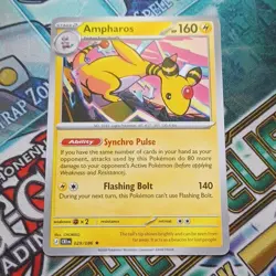 Pokemon TCG Ampharos 029/086 Non Holo Rare Deck Exclusive Chaos Rising - Image 1
