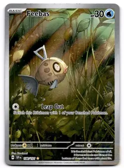 Feebas 198/191 Illustration Rare Surging Sparks Pokemon Near Mint - Image 1