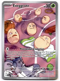 Exeggcute 192/191 Illustration Rare Surging Sparks Pokemon Near Mint - Image 1