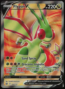 Flygon V 164/172 NM Brilliant Stars Ultra Rare Pokemon - Image 1