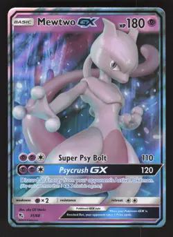 Mewtwo GX 31/68 Pokemon TCG Hidden Fates NM - Image 1