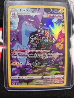 Pokemon TCG: Toxtricity GG09/GG70 Crown Zenith: Galarian Gallery Holo NM - Image 1