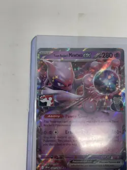 Team Rocket’s Mewtwo Ex 081/182 NM- LP! Prize Pack Play Stamp Series 8 Pokemon - Image 5