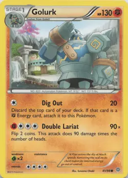 Golurk 41/98 Common Ancient Origins Pokemon Near Mint - Image 1